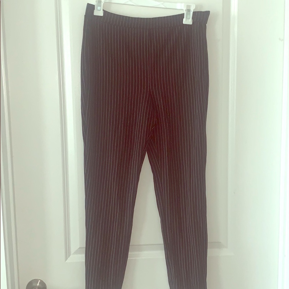 Black and White Stripped Pants